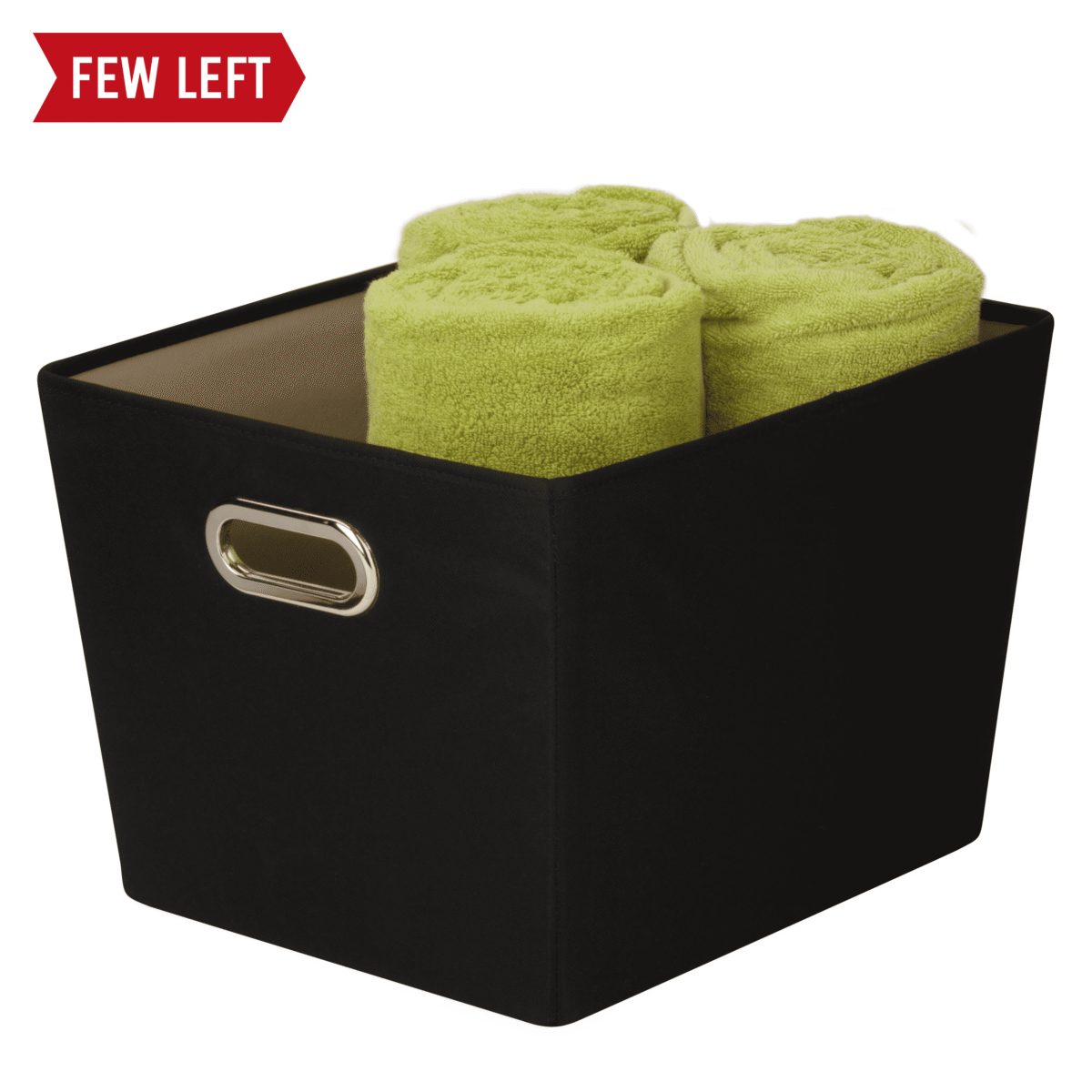 Medium Storage Bin with Handles - Black - 294